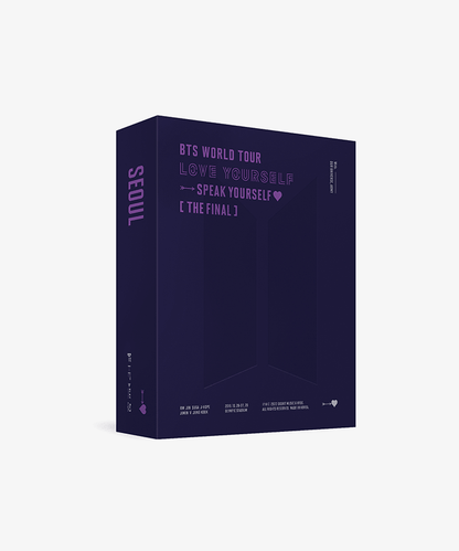 [ONHAND] BTS WORLD TOUR ‘LOVE YOURSELF : SPEAK YOURSELF’ [THE FINAL] Blu-ray Unsealed