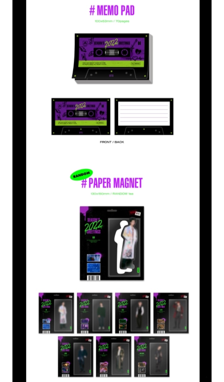 [ONHAND] BTS 2022 Season's Greetings (Sealed) - Macalde