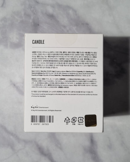 BTS BE Blue & Grey Candle Sealed