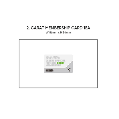 [PRE-ORDER] Seventeen Carat Membership Kit Tingi