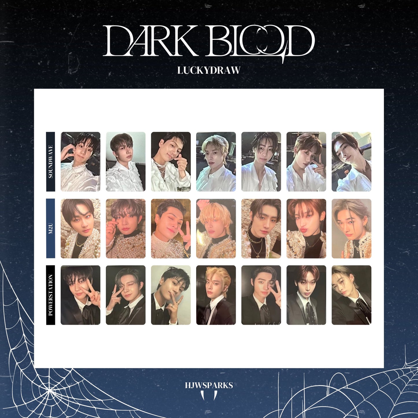 [ONHAND] Enhypen Dark Blood Lucky Draw M2U