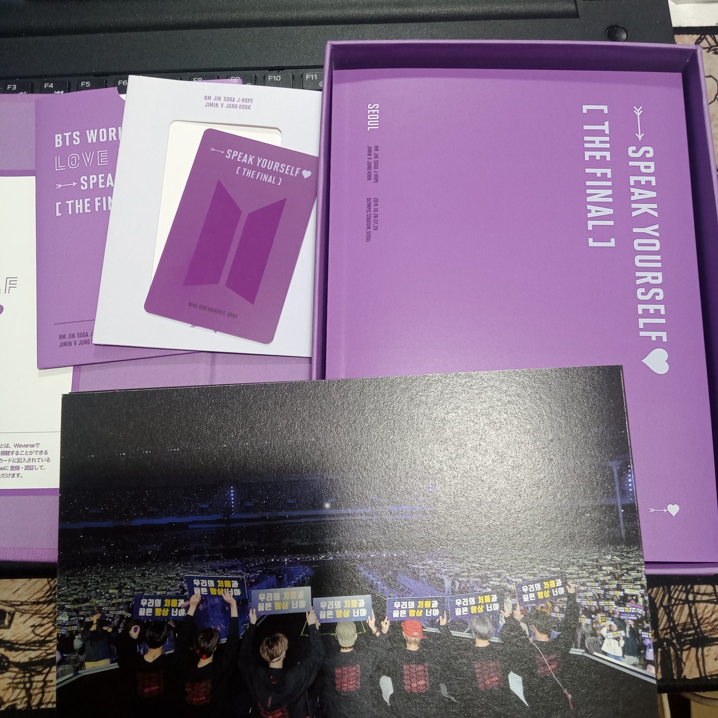 [ONHAND] BTS WORLD TOUR ‘LOVE YOURSELF : SPEAK YOURSELF’ [THE FINAL] Digital Code Unsealed
