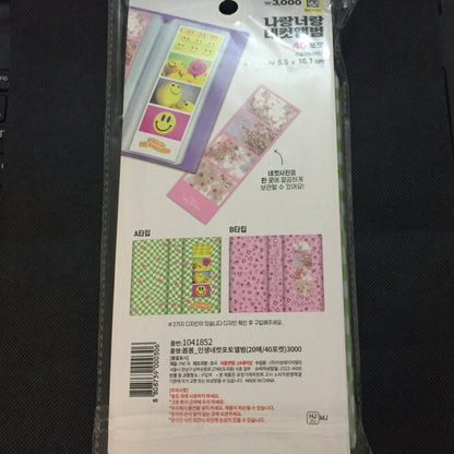 Collect Book Collbook Photocard Binder 40 Pockets Film Strip 4-Cut