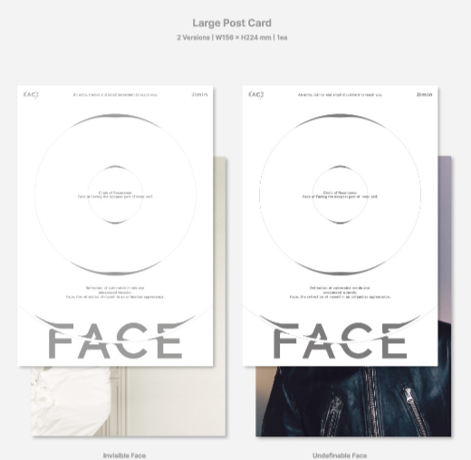 [ONHAND] Jimin (BTS) 'Face' New Single Album (Unsealed)