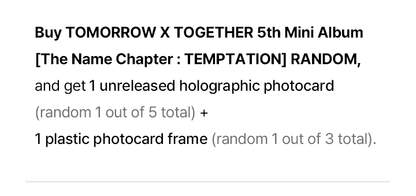 [ONHAND] TXT The Name Chapter : TEMPTATION