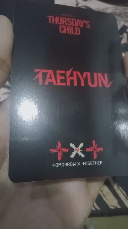 [ONHAND] TXT Taehyun Thursday's Child Mess Version Photocard