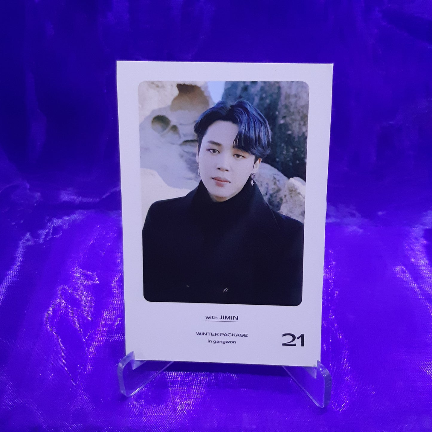 [ONHAND] BTS Jimin Winter Package Double Side Photo - Macalde