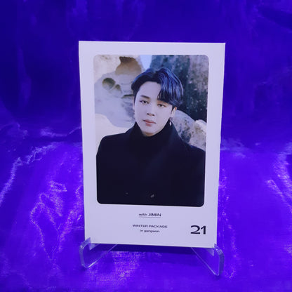 [ONHAND] BTS Jimin Winter Package Double Side Photo - Macalde