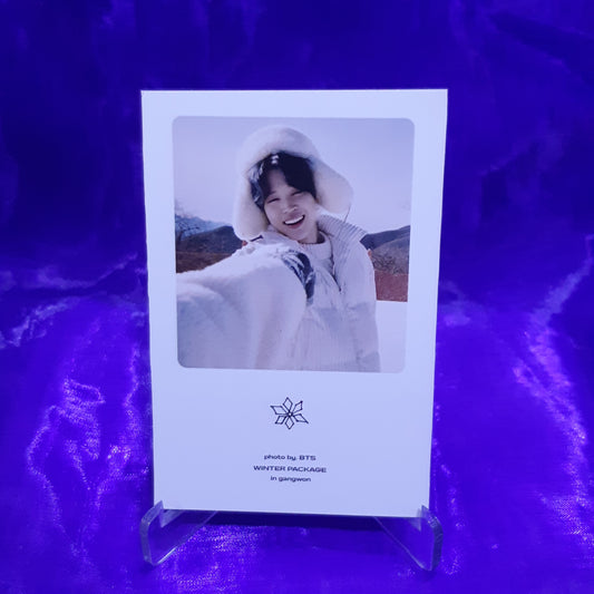 [ONHAND] BTS Jimin Winter Package Double Side Photo - Macalde