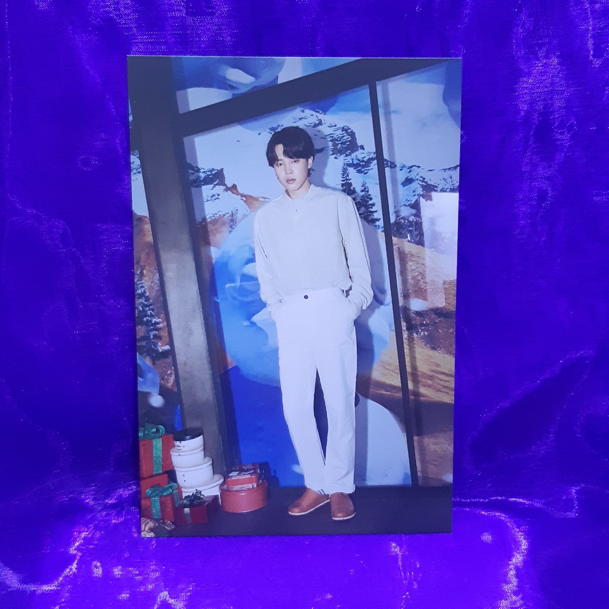 [ONHAND] BTS Jimin 2021 Holiday Collection: Little Wishes Postcard - Macalde