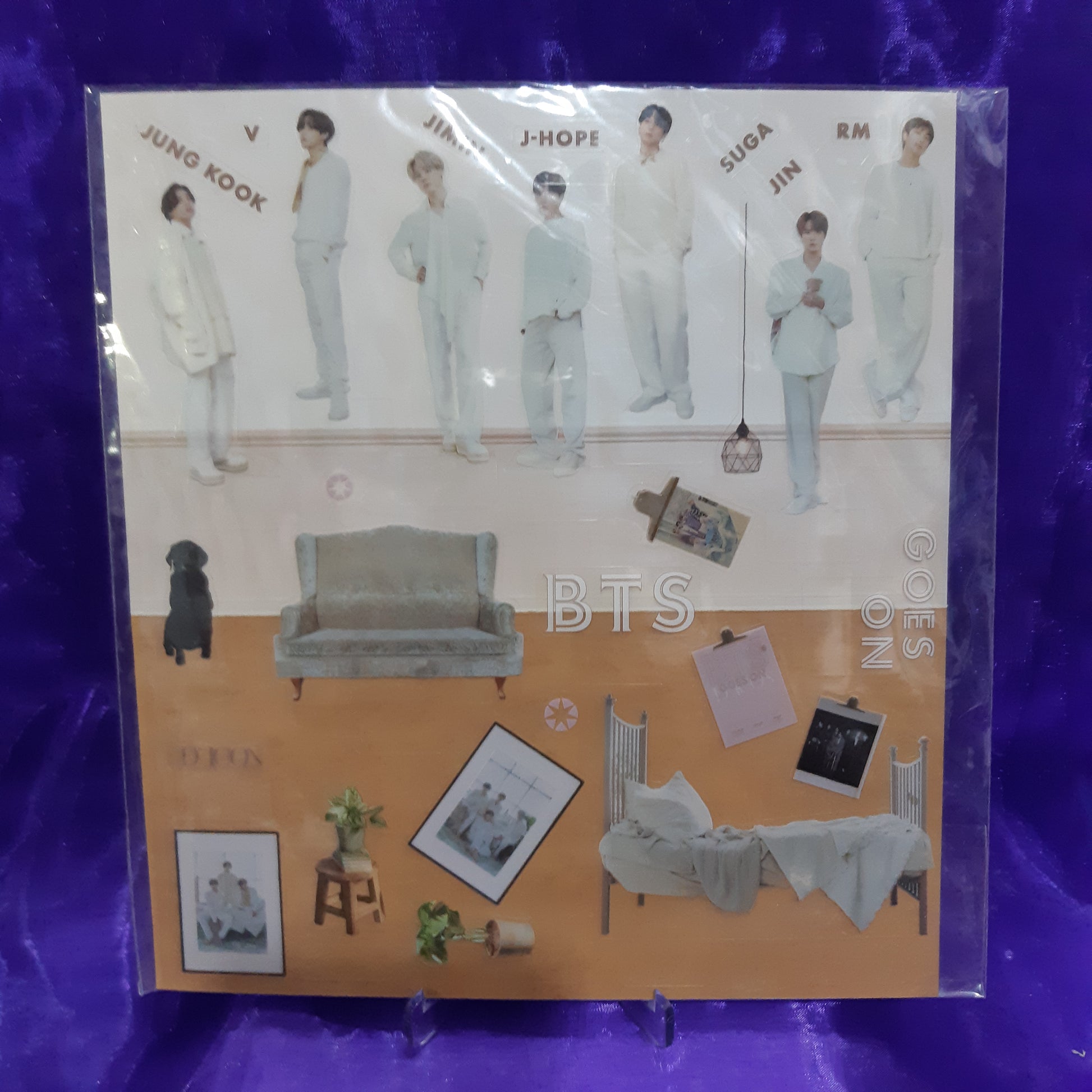 [ONHAND] BTS Goes On Pop-Up Mini Diorama Sticker - Macalde