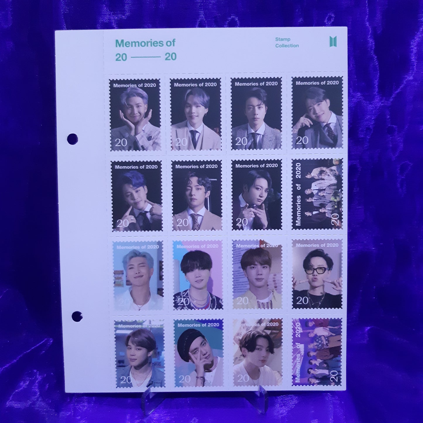 [ONHAND] BTS Memories of 2020 Stamp Collection - Macalde