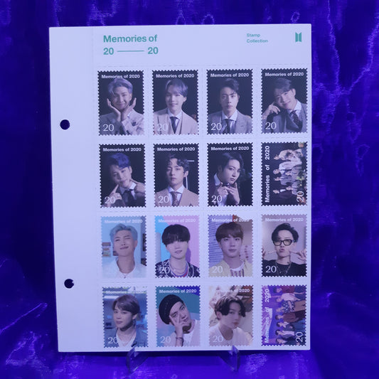 [ONHAND] BTS Memories of 2020 Stamp Collection - Macalde