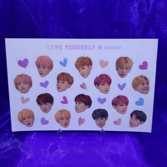 [ONHAND] BTS Love Yourself : Answer Sticker - Macalde