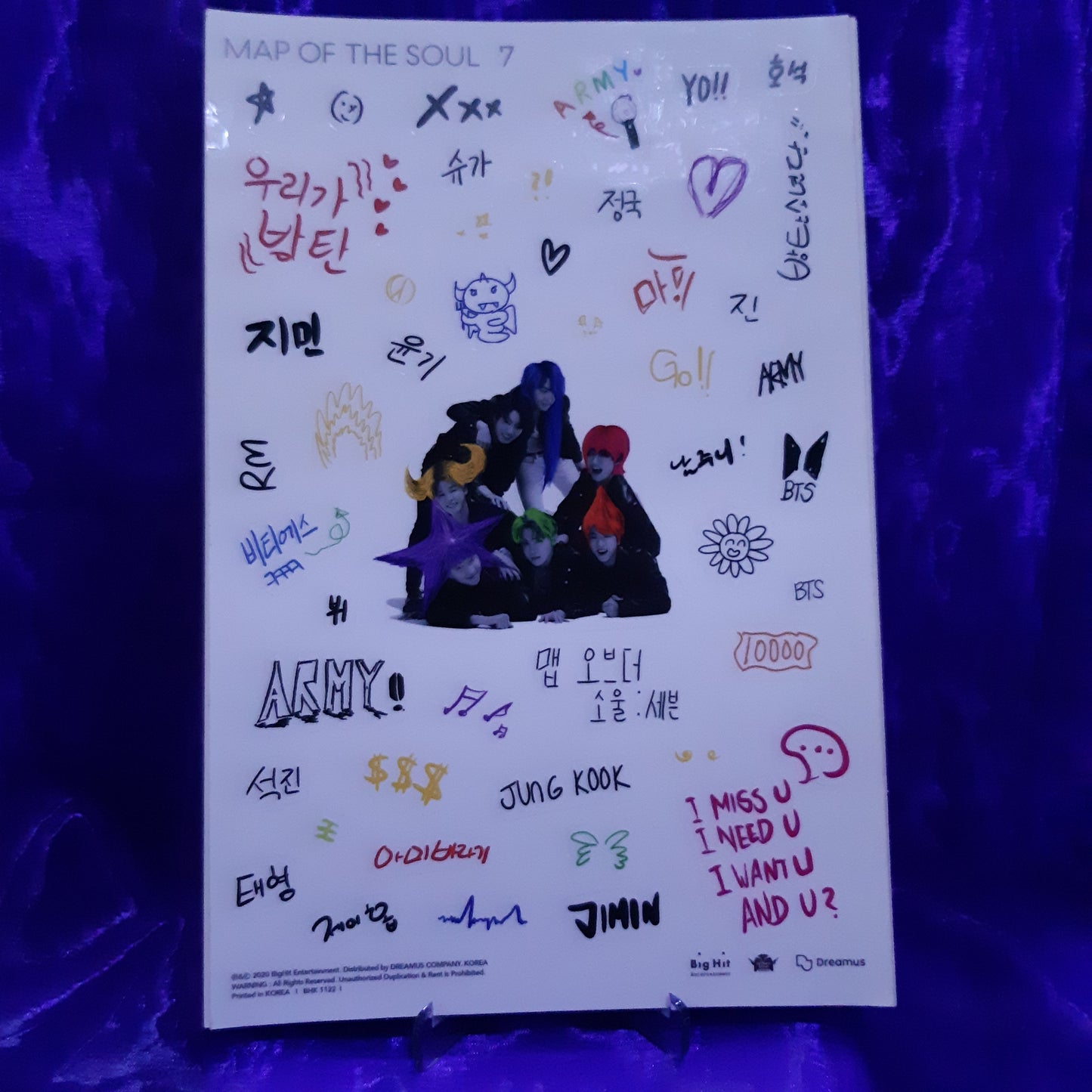 [ONHAND] BTS Map of the Soul 7 Sticker - Macalde