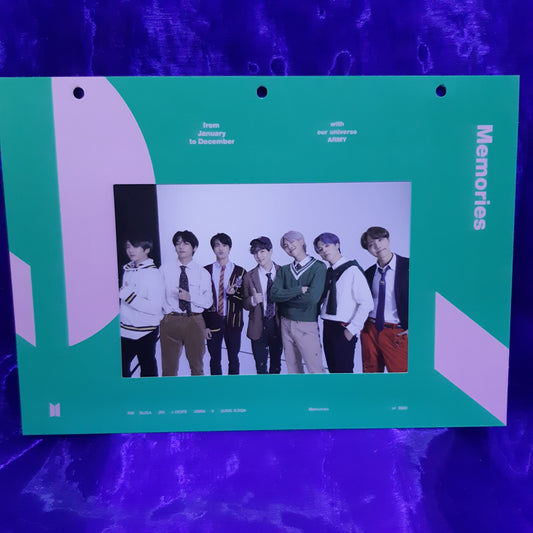 [ONHAND] BTS Memories of 2020 Paper Frame + Postcard - Macalde