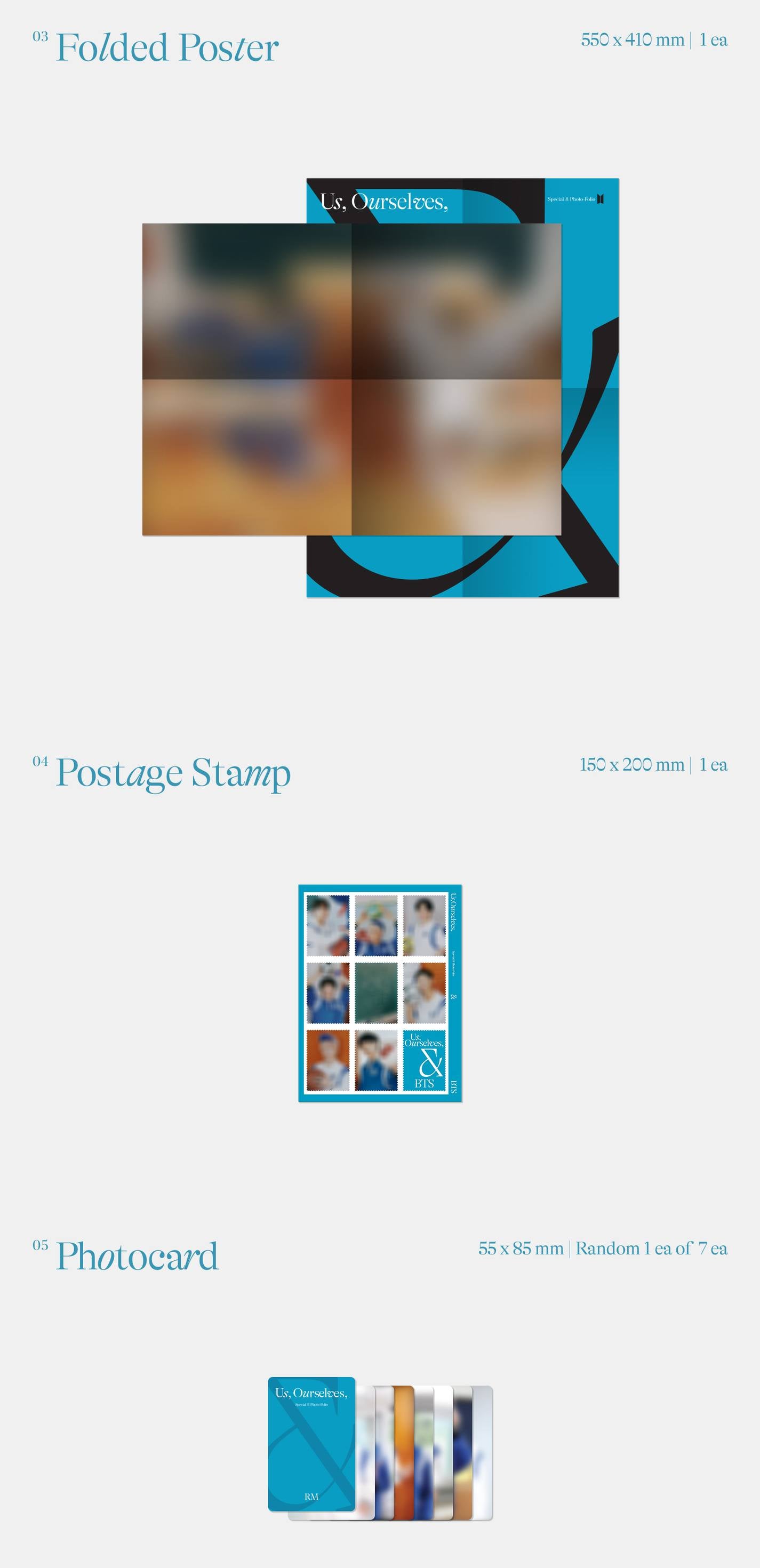 [PRE-ORDER] [BTS] Special 8 Photo-Folio Us, Ourselves, and BTS 'WE'