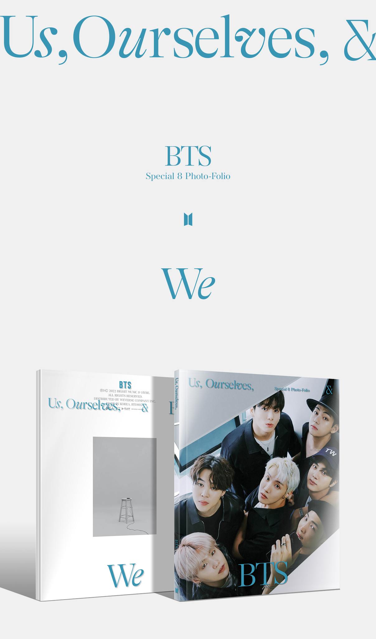 [PRE-ORDER] [BTS] Special 8 Photo-Folio Us, Ourselves, and BTS 'WE'