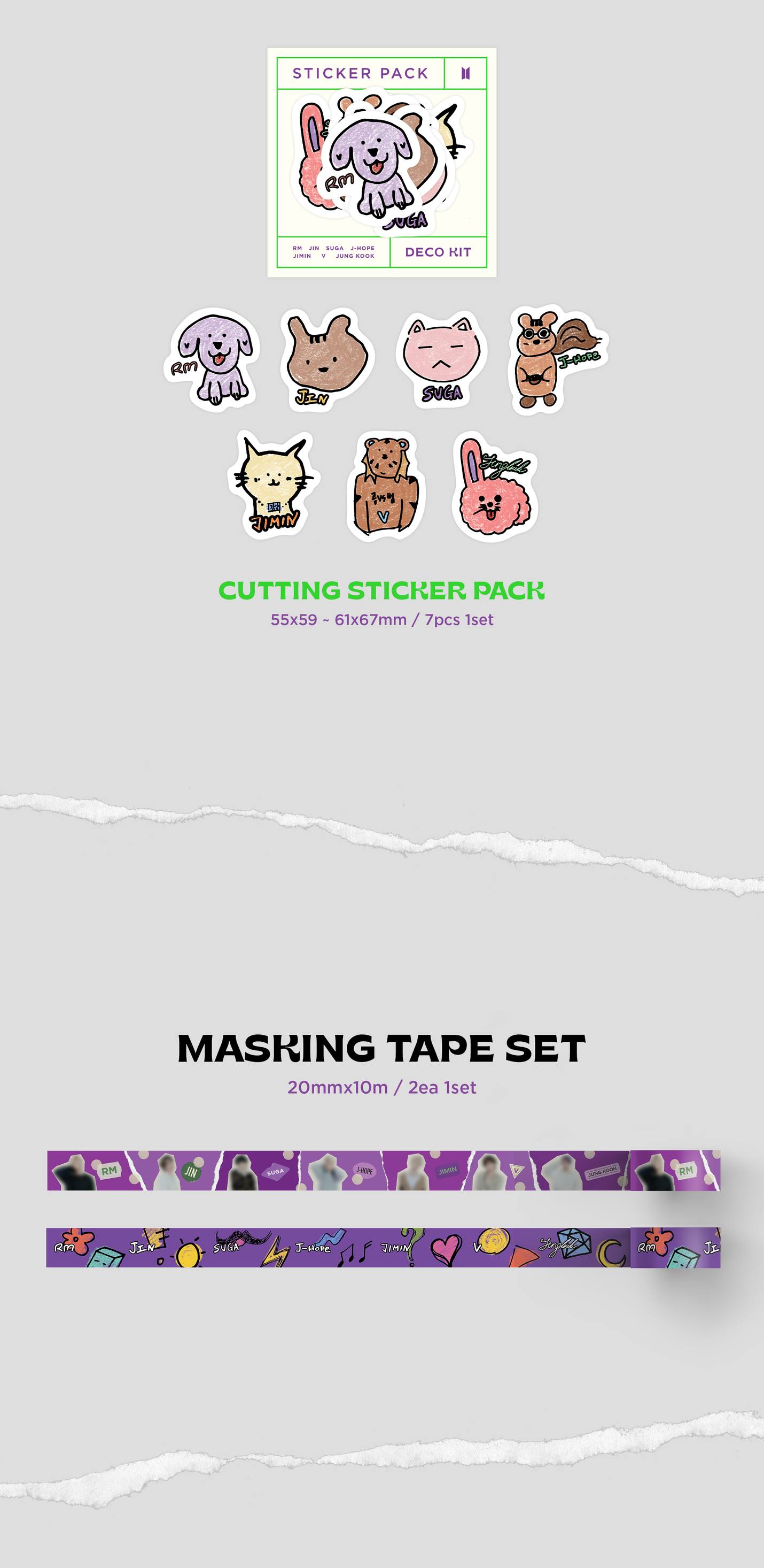 [ONHAND] BTS Deco Kit (Sealed) - Macalde