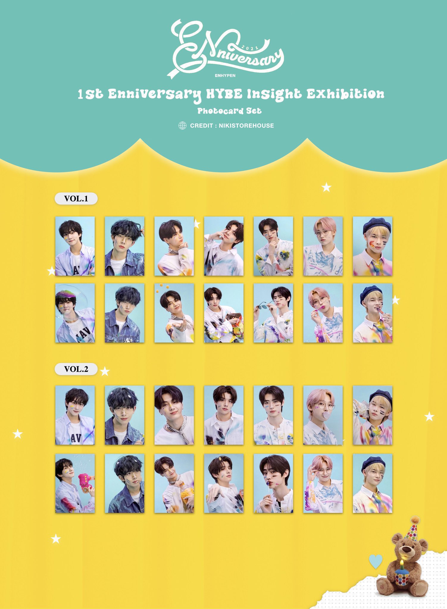 [ONHAND] Enhypen 1st Anniversary ENniversary Hybe Insight Photocards - Macalde