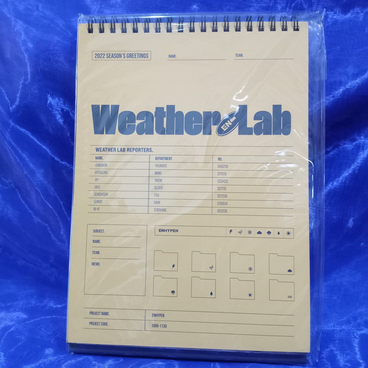 [ONHAND] ENHYPEN Weather Lab Calendar (Sealed) - Macalde