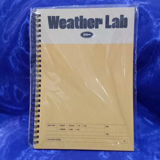 [ONHAND] ENHYPEN Weather Lab Notebook (Sealed) - Macalde