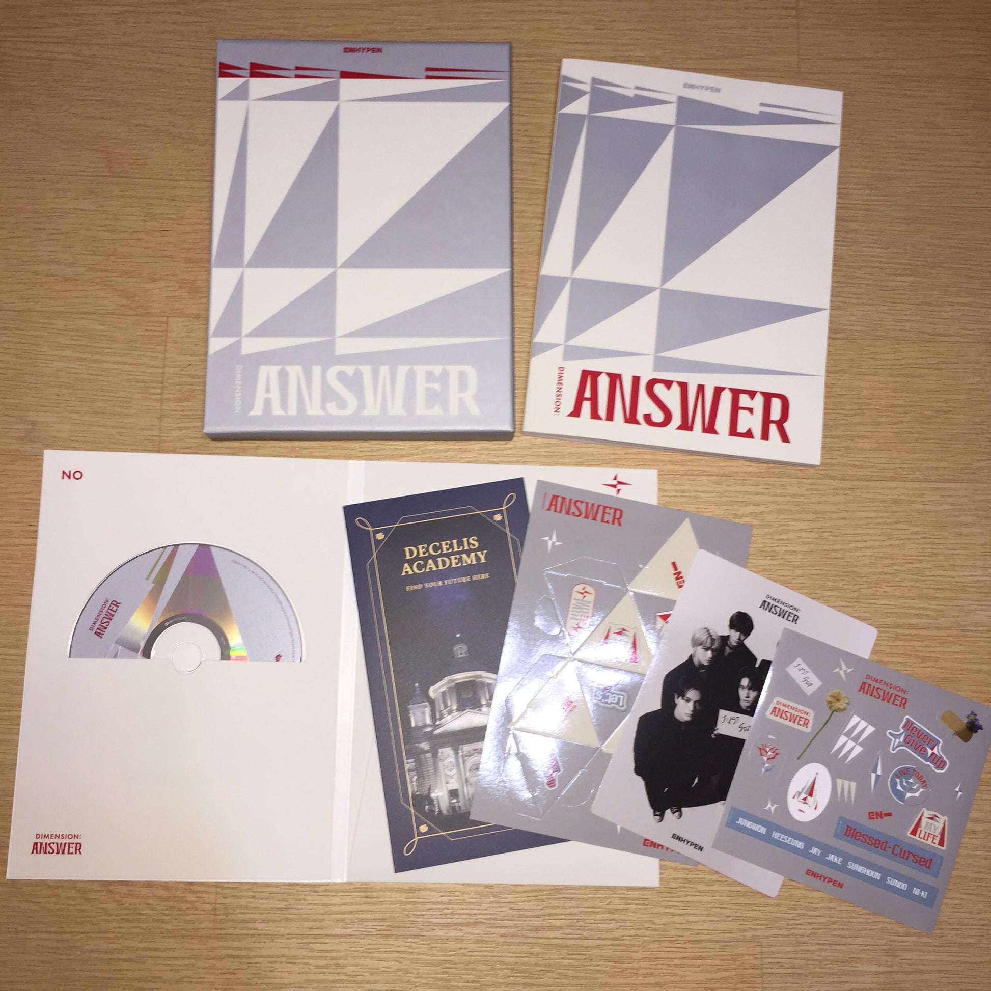 [ONHAND] ENHYPEN DIMENSION : ANSWER CHOOSE YOUR VERSION (Unsealed) - Macalde