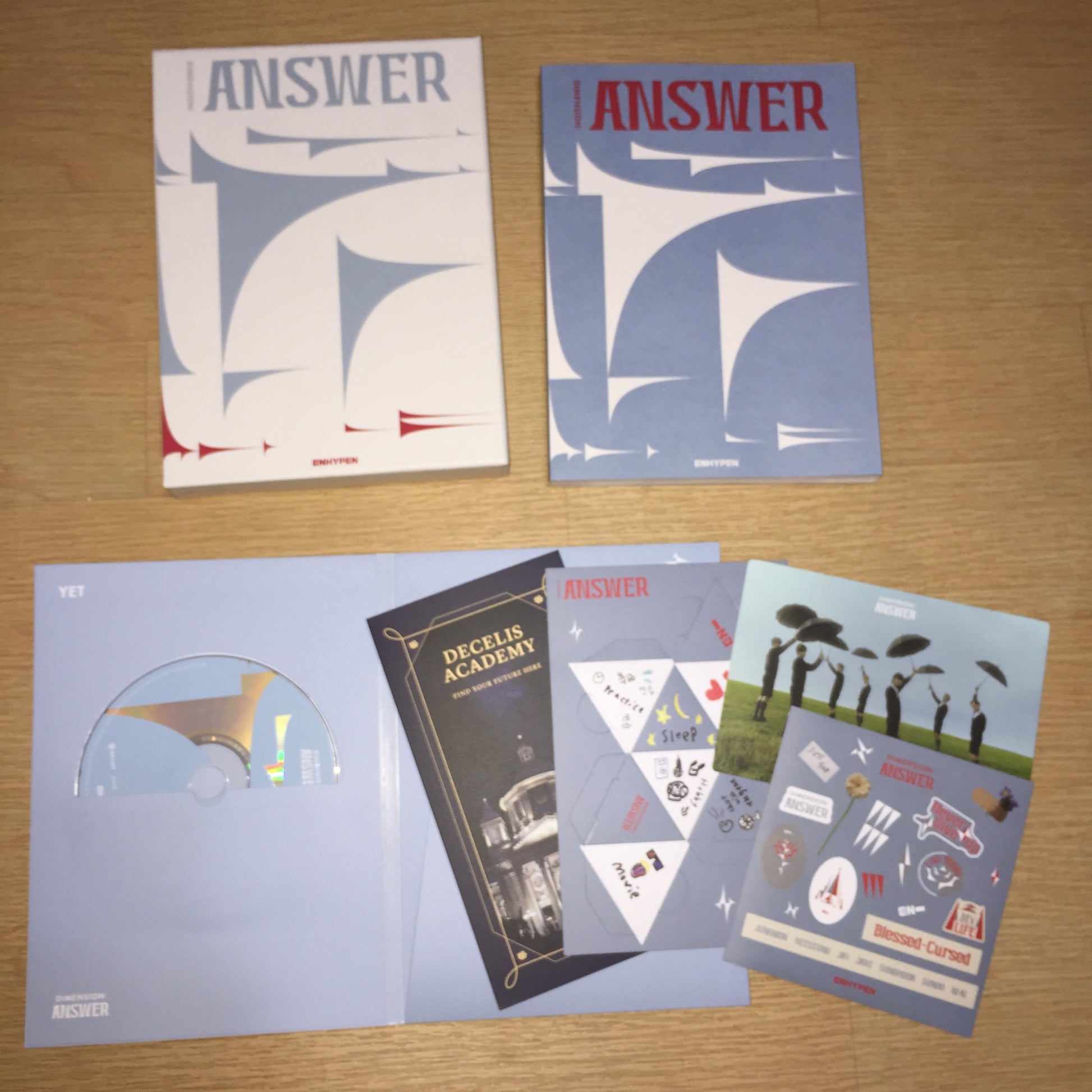 [ONHAND] ENHYPEN DIMENSION : ANSWER CHOOSE YOUR VERSION (Unsealed) - Macalde