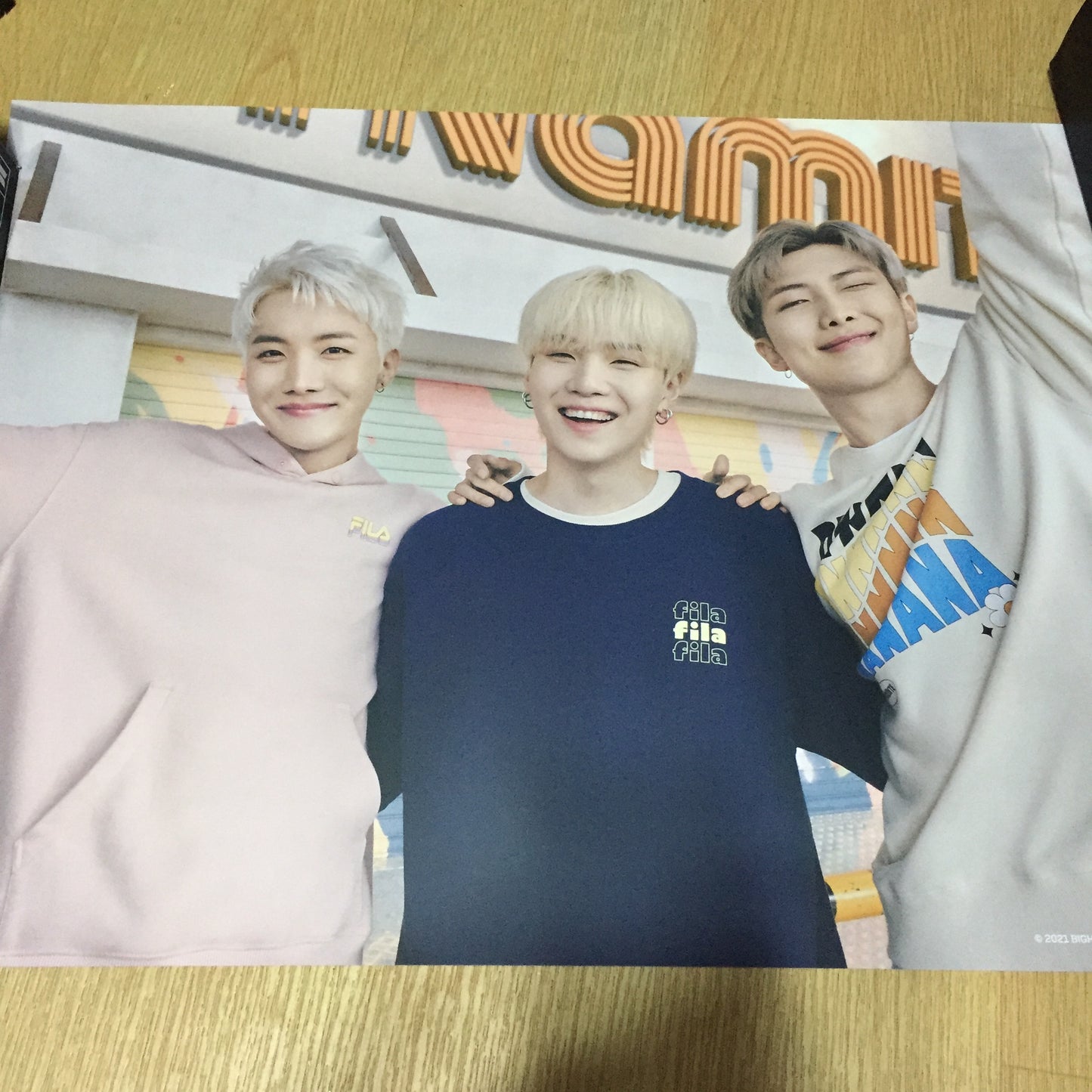 [ONHAND] BTS x Fila Dynamite Poster Set - Macalde