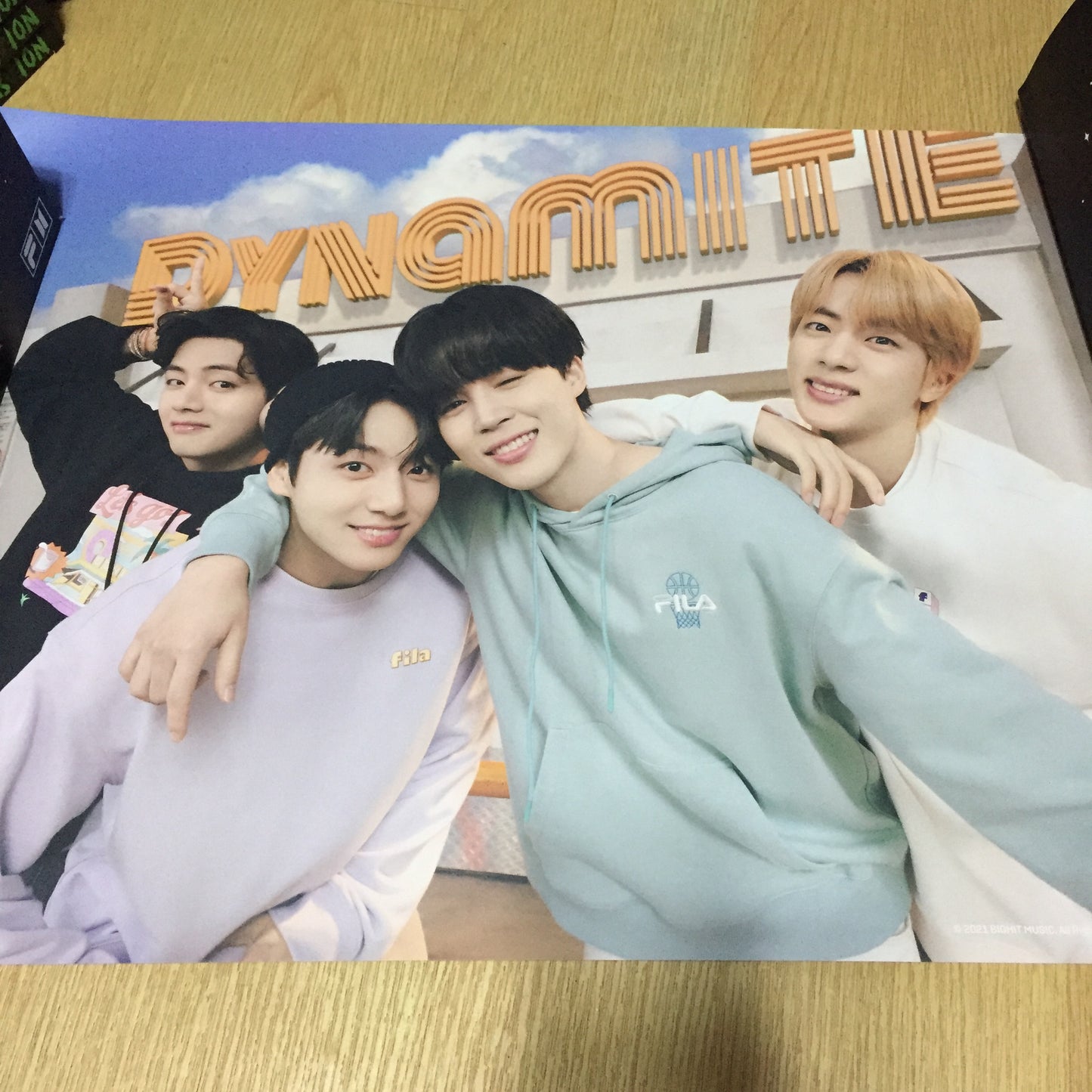 [ONHAND] BTS x Fila Dynamite Poster Set - Macalde