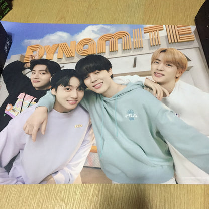 [ONHAND] BTS x Fila Dynamite Poster Set - Macalde