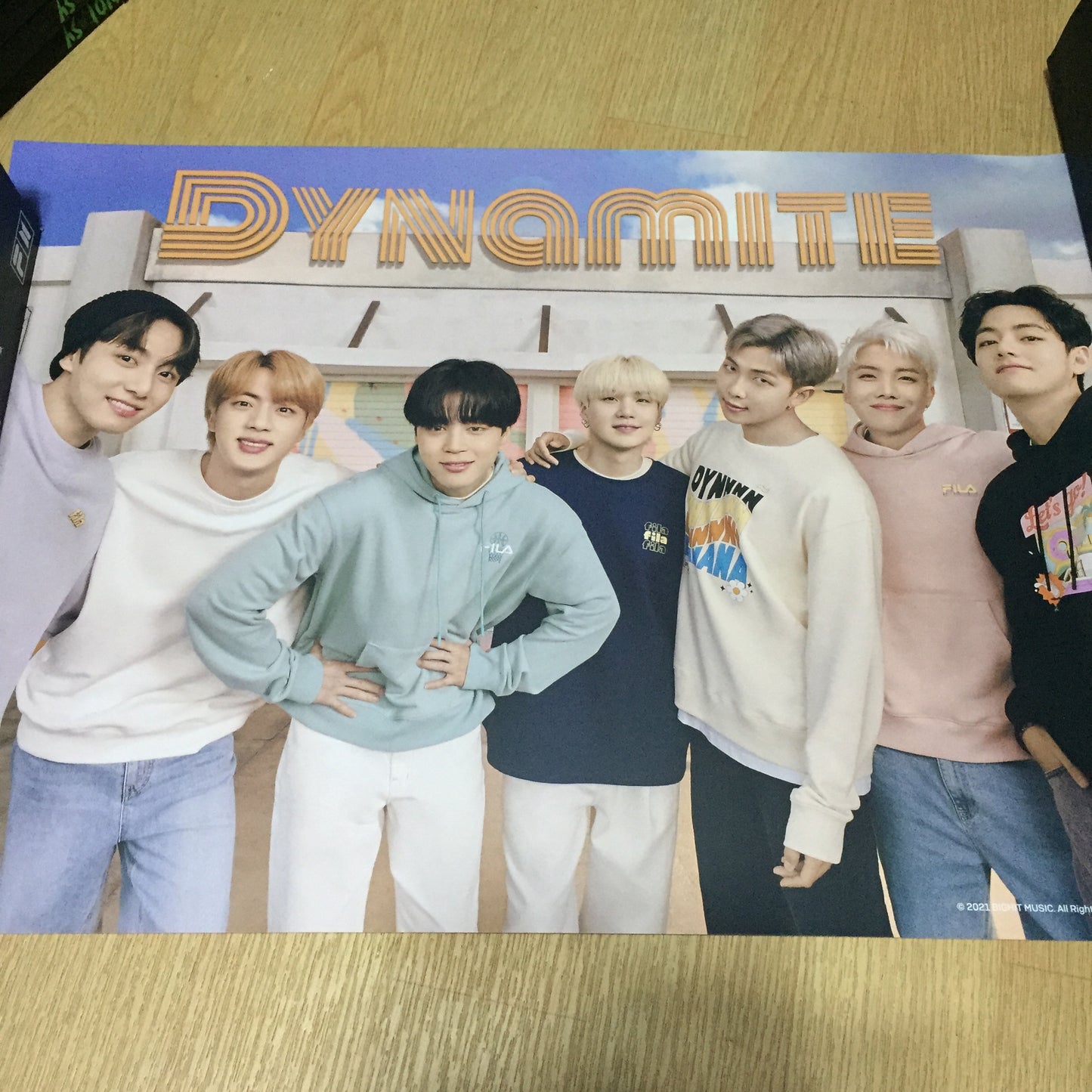 [ONHAND] BTS x Fila Dynamite Poster Set - Macalde