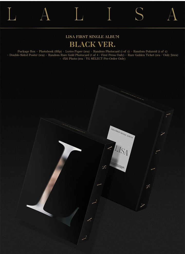 [PRE-ORDER] Lisa First Single Album [LALISA] (Sealed) - Macalde
