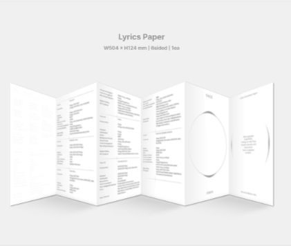 [ONHAND] Jimin (BTS) 'Face' New Single Album (Sealed)