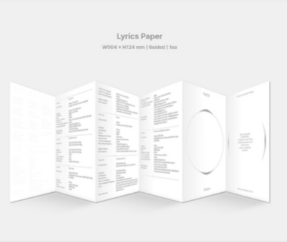 [ONHAND] Jimin (BTS) 'Face' New Single Album (Sealed)