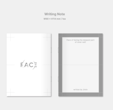 [ONHAND] Jimin (BTS) 'Face' New Single Album (Sealed)