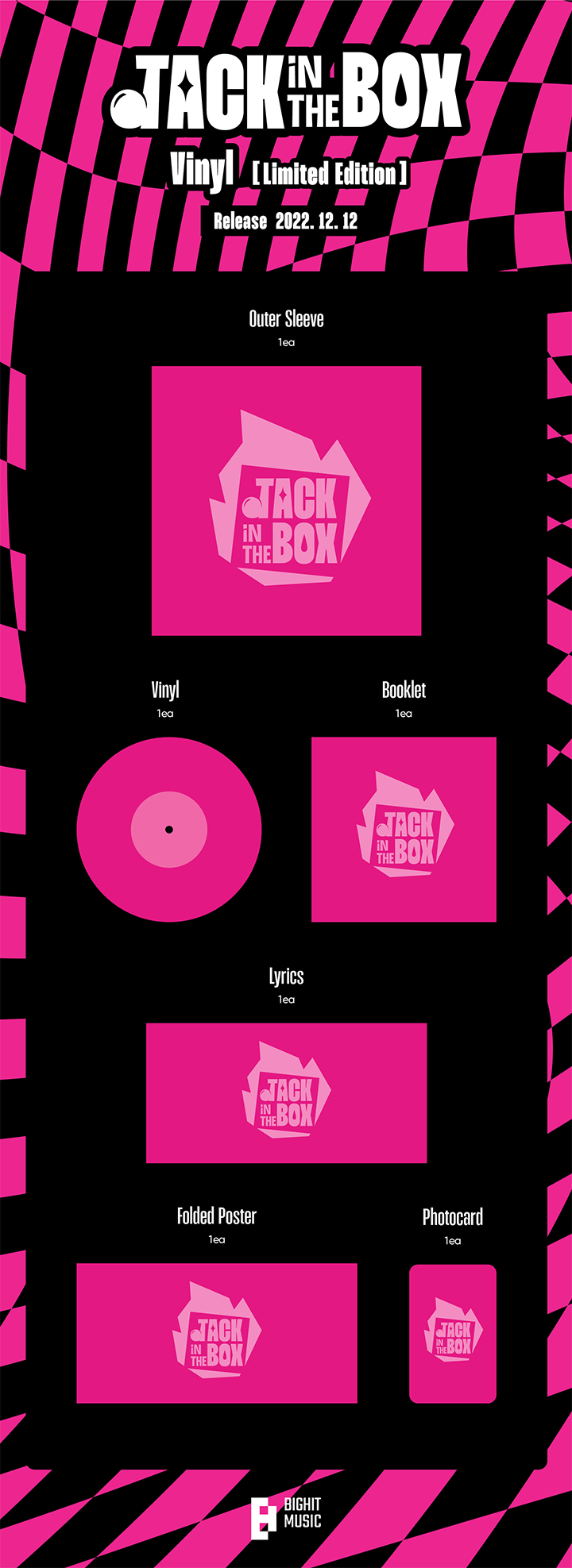 [PRE-ORDER] BTS J-hope Jack In The Box (LP) Album Vinyl (Sealed) - Macalde