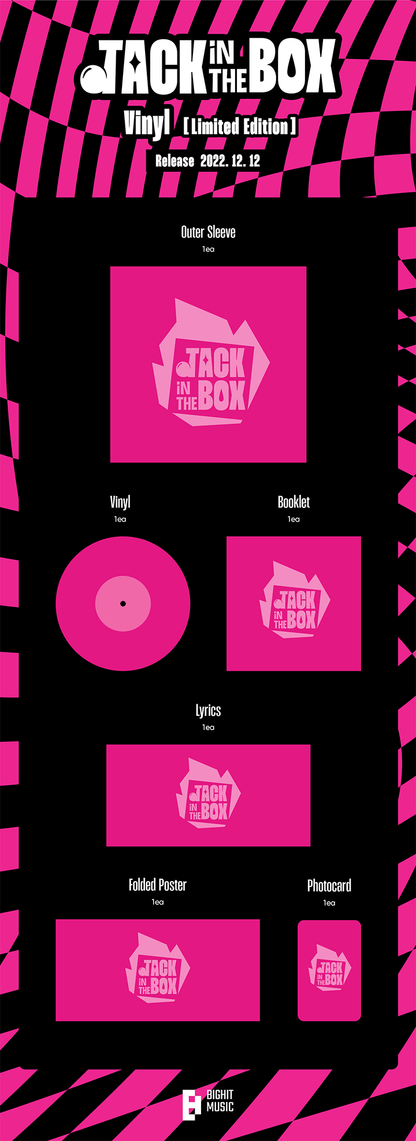 [PRE-ORDER] BTS J-hope Jack In The Box (LP) Album Vinyl (Sealed) - Macalde