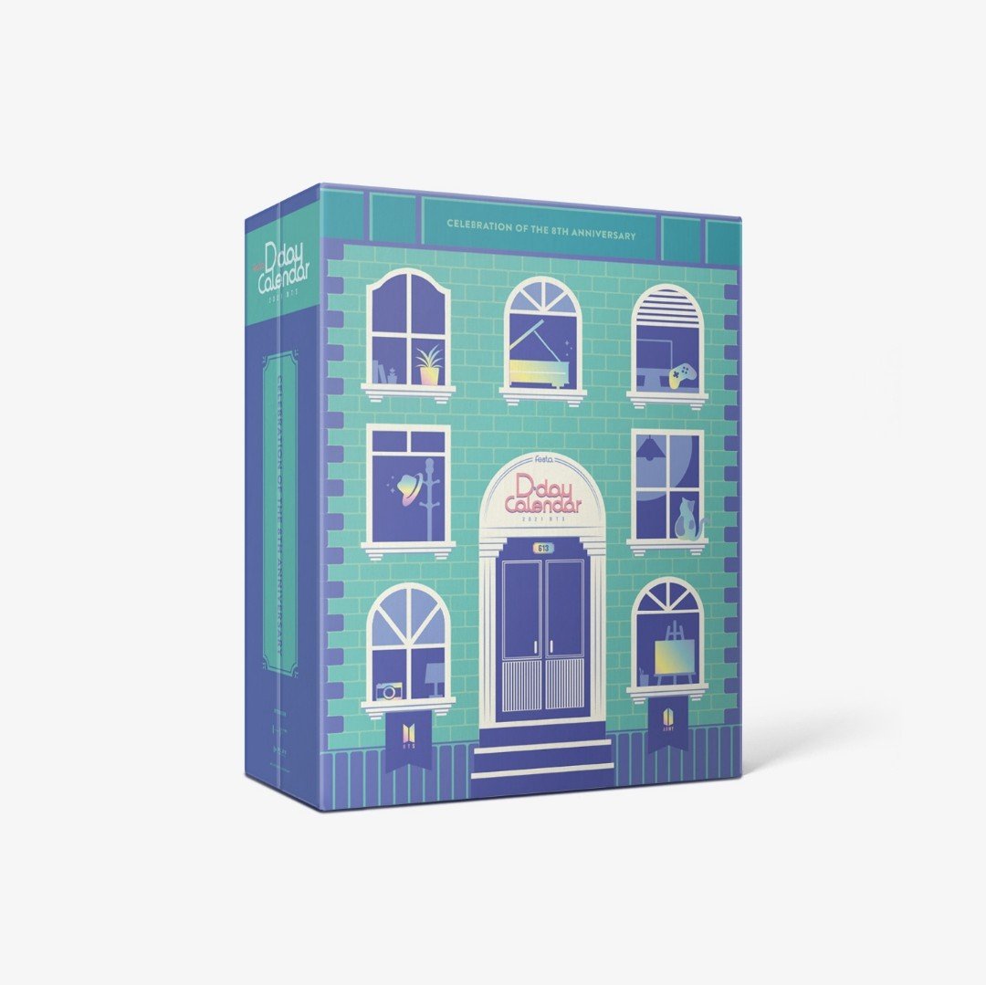 [ONHAND] BTS FESTA D-DAY CALENDAR : Celebration of the 8th Anniversary (Sealed) - Macalde