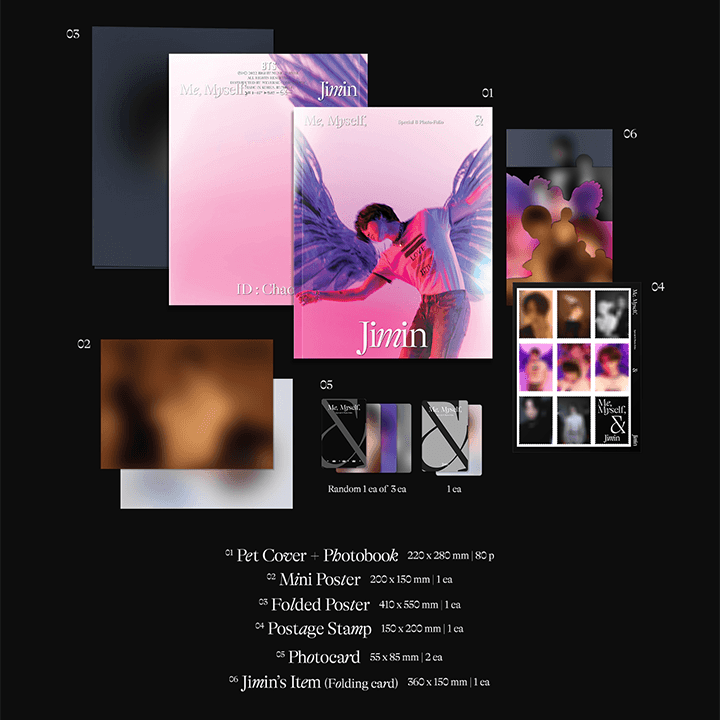 [PRE-ORDER] BTS Special 8 Photo-folio Me, Myself, and Jimin 'ID:Chaos'