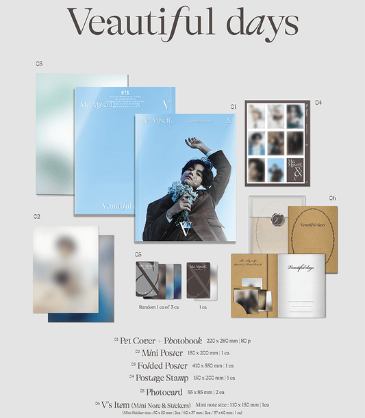 [ONHAND] BTS Special 8 Photo-Folio Me, Myself, and V ‘Veautiful Days’ Tingi