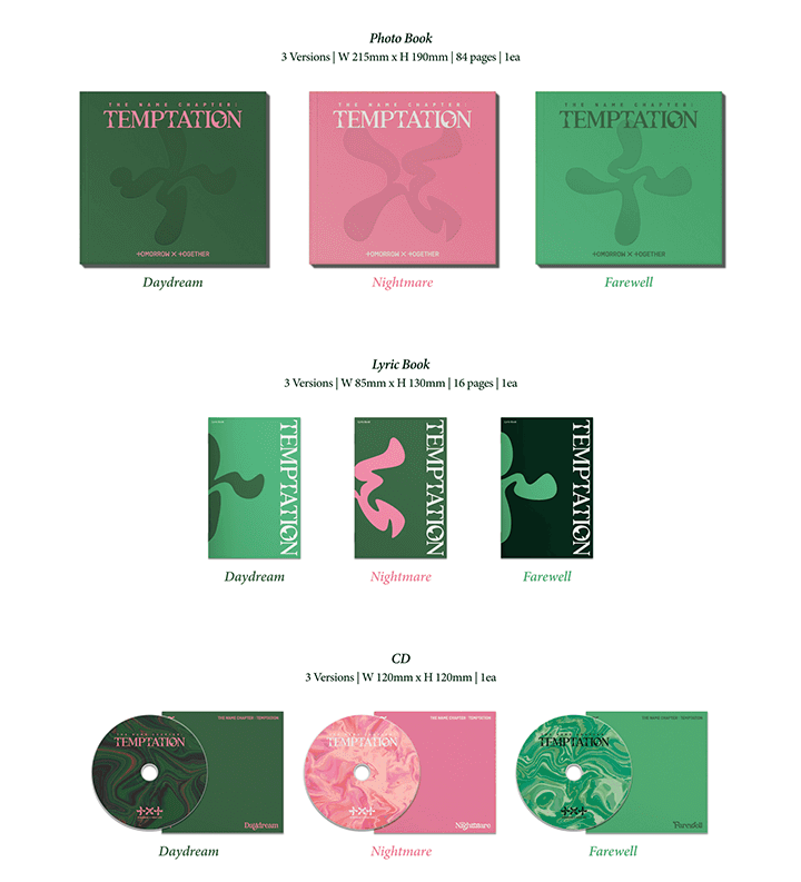 [PRE-ORDER] TXT The Name Chapter : TEMPTATION